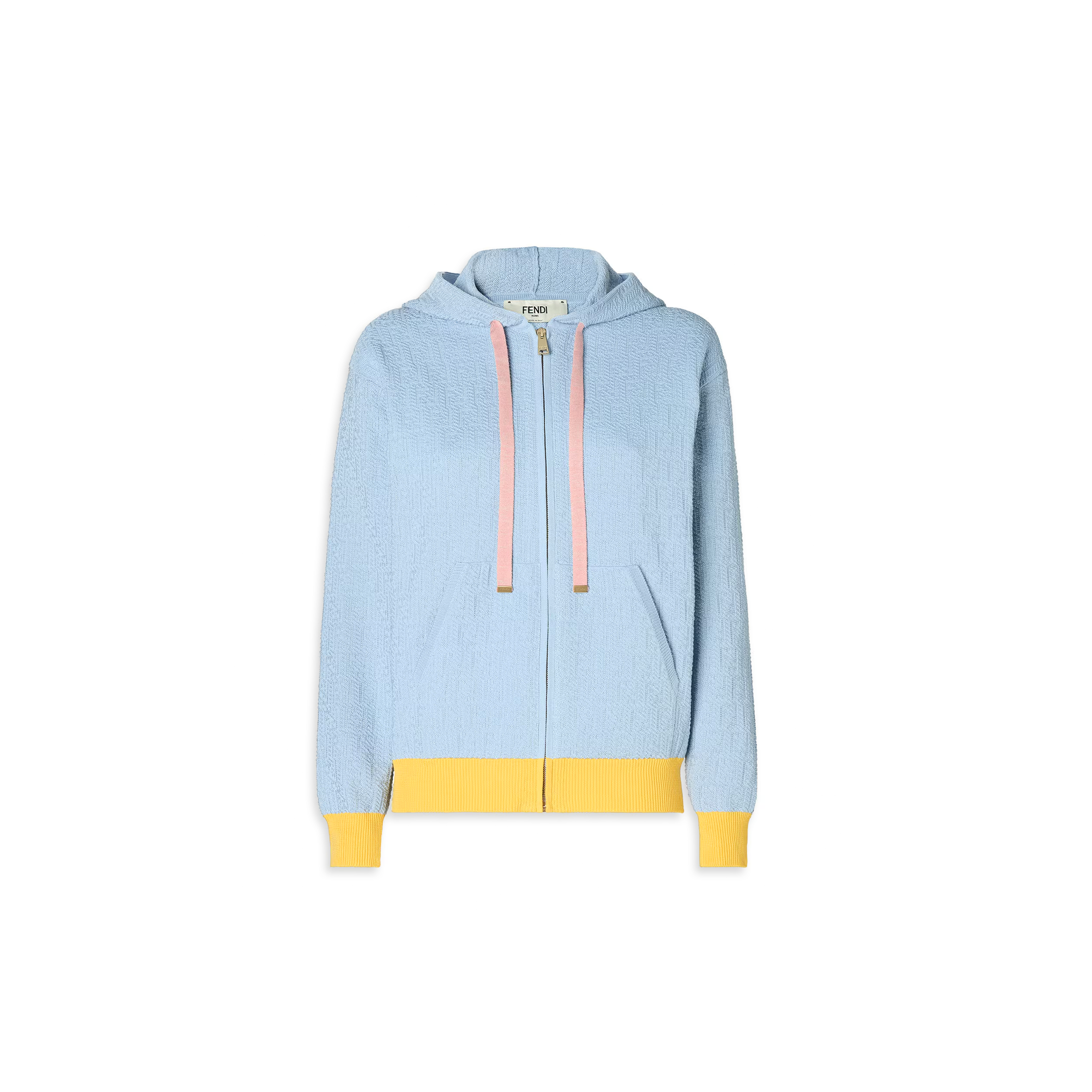 FENDI SWEATSHIRT BLUE FF FZJ611AW4SF1W0K